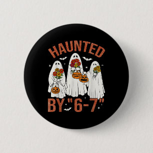 67 Meme Cute Boo Halloween Costume Haunted  6 Cm Round Badge