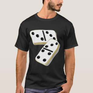 67 Meme Dominoes Funny Six Seven Domino 6 7 Gen Al T-Shirt