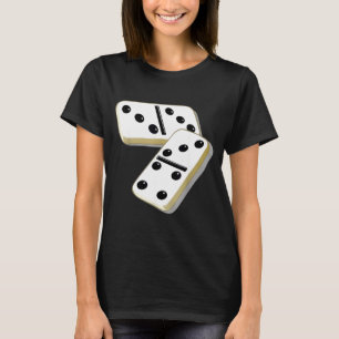 67 Meme Dominoes Funny Six Seven Domino 6 7 Gen Al T-Shirt