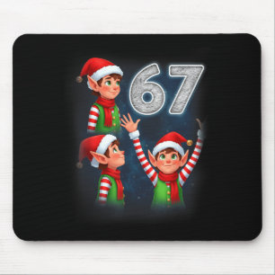67 Meme Elf Howling At The Moon Parody Funny Chris Mouse Mat