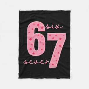 67 Meme  Fleece Blanket