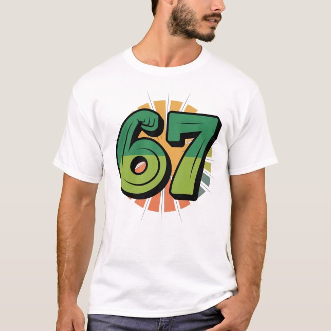 67 Meme Food Avocado Fitness T-Shirt (Front)