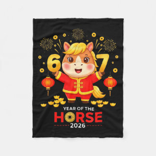 67 Meme Funny Chinese New Year 2026 Year Of The Ho Fleece Blanket
