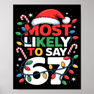67 Meme Funny Christmas Meme Design Most Likely To Poster