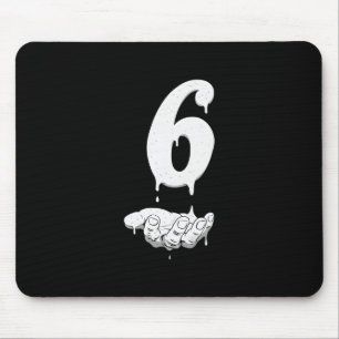 67 Meme Funny Kids Girls Humor Number 6 Mouse Mat