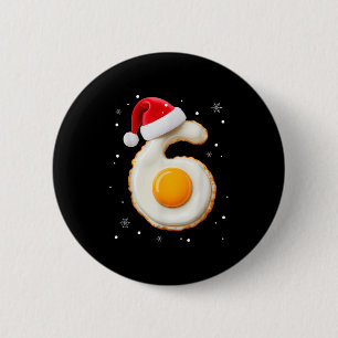 67 Meme Funny Number 6 Egg Bacon Matching Christma Cm Round Badge