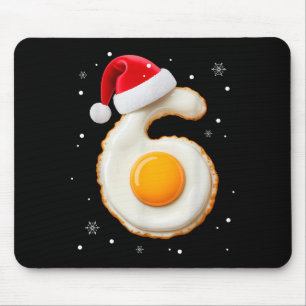 67 Meme Funny Number 6 Egg Bacon Matching Christma Mouse Mat