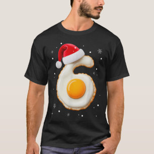 67 Meme Funny Number 6 Egg Bacon Matching Christma T-Shirt