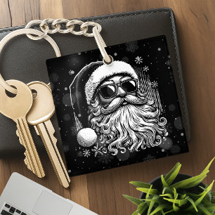 67 Meme Funny Santa Says Six Seven Christmas Key Ring