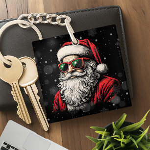 67 Meme Funny Santa Says Six Seven Christmas Key Ring