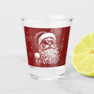 67 Meme Funny Santa Says Six Seven Christmas Shot Glass