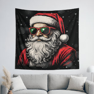 67 Meme Funny Santa Says Six Seven Christmas Tapestry