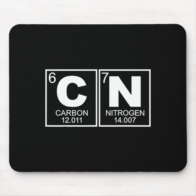67 Meme Funny Science Teacher Periodic Table Retro Mouse Mat (Front)