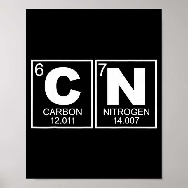 67 Meme Funny Science Teacher Periodic Table Retro Poster (Front)