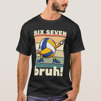 67 Meme Funny Six Seven Bruh Kids Boys Girls Dab V T-Shirt
