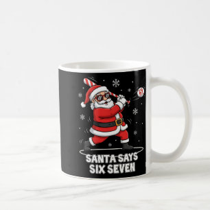 67 Meme Funny Six Seven Christmas 6-7 Meme Santa 6 Coffee Mug