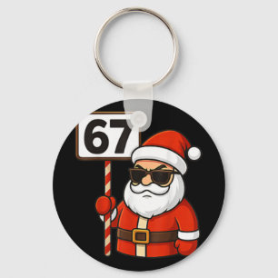 67 Meme Funny Six Seven Christmas For Men Women Ki Key Ring