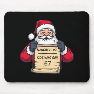 67 Meme Funny Six Seven Christmas For Men Women Ki Mouse Mat