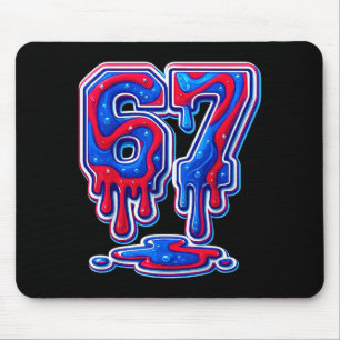 67 Meme Funny Six Seven For Boys And Girls Cool  Mouse Mat