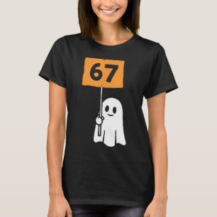 67 Meme Funny Six Seven Halloween  T-Shirt