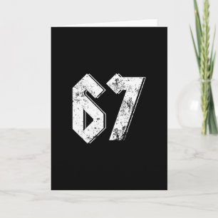 67 Meme Funny Six Seven Meme 6 7  Card
