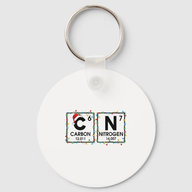 67 Meme Funny Teacher Science Periodic Table 67 Ch Key Ring (Front)