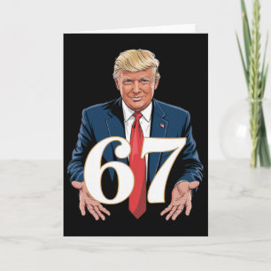 67 Meme Funny Trump 67 Hands Meme Slang 6 7 Hands Card