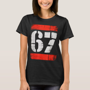 67 Meme Gen Alpha Six Seven 6 7 Boys Tweens Kids T-Shirt