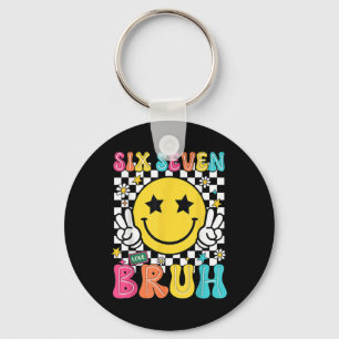 67 Meme Gen Alpha Slang 6 7 Six Seven Bruh Funny B Key Ring