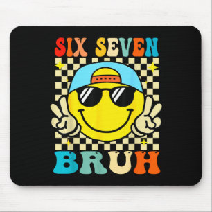 67 Meme Gen Alpha Slang 6 7 Six Seven Bruh Funny B Mouse Mat