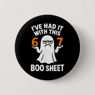 67 Meme Halloween Costume 6 7 Funny Boo Sheet Six Cm Round Badge