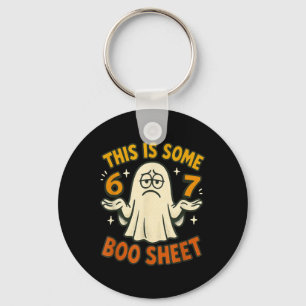 67 Meme Halloween Costume 6 7 Funny Boo Sheet Six Key Ring