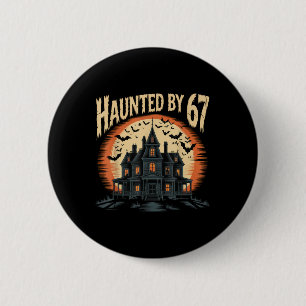 67 Meme Halloween Costume Haunted _1 6 Cm Round Badge
