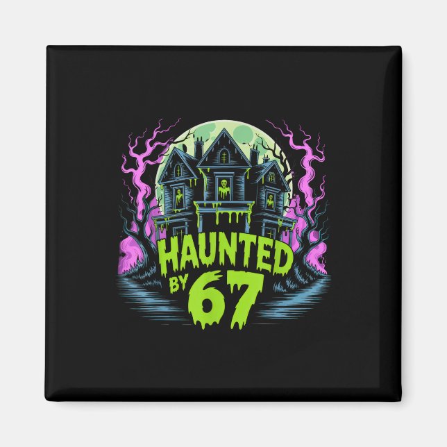 67 Meme Halloween Costume Haunted _4  Magnet (Front)