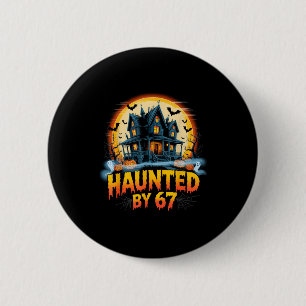 67 Meme Halloween Costume Haunted By 6-7 Brainrot 6 Cm Round Badge