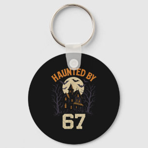 67 Meme Halloween Costume Haunted By 6-7 Brainrot Key Ring
