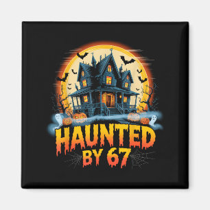 67 Meme Halloween Costume Haunted By 6-7 Brainrot  Magnet