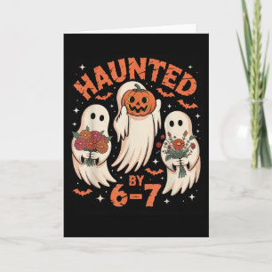 67 Meme Halloween Haunted Card
