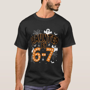 67 Meme Halloween Haunted– Funny Ghost And Pumpkin T-Shirt