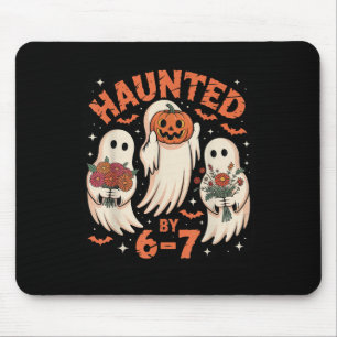 67 Meme Halloween Haunted Mouse Mat