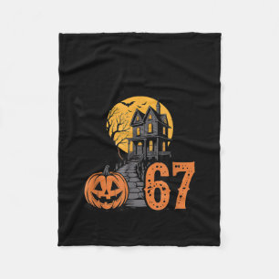 67 Meme Halloween Haunted Soky - Six Seven Gen Alp Fleece Blanket