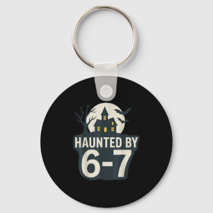 67 Meme Halloween House Spooky - Six Seven Gen Alp Key Ring