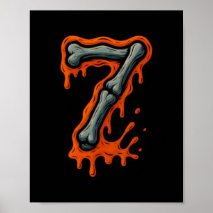 67 Meme Halloween Trendy Couple Matching Funny Six Poster