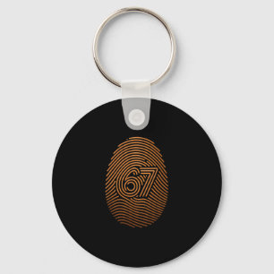 67 Meme Hidden Fingerprint Gen Z Alpha 6 7 1 Key Ring