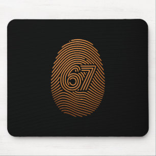 67 Meme Hidden Fingerprint Gen Z Alpha 6 7 1  Mouse Mat