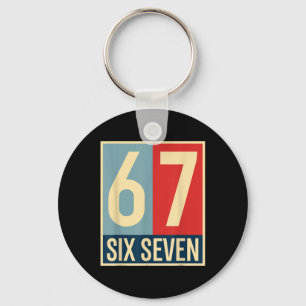 67 Meme Hope Poster Style  Key Ring