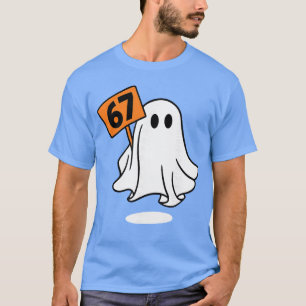 67 Meme Humor 67 Funny SixSeven Ghost Halloween T-Shirt