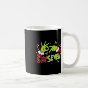 67 Meme Humor 6-7 Funny Six Seven Christmas Coffee Mug