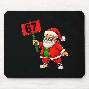 67 Meme Humor 6-7 Funny Six Seven Christmas  Mouse Mat