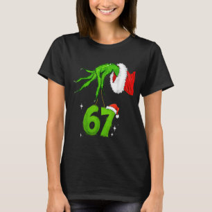 67 Meme Humor 6-7 Funny Six Seven Christmas  T-Shirt